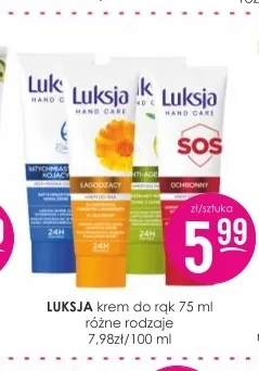 Krem do rąk Luksja promocja w Drogerie Jasmin
