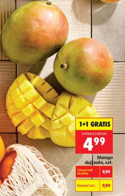 Mango dojrzałe promocja w Biedronka