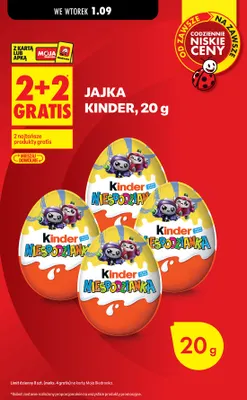 Jajko Kinder Niespodzianka promocja w Biedronka