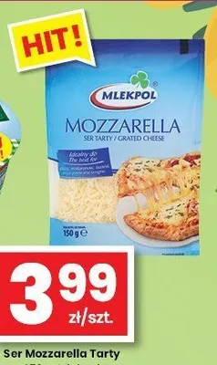 Ser Mozzarella Tarty Mlekpol promocja w emma MARKET