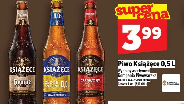 Piwo czerwony promocja w TOPAZ