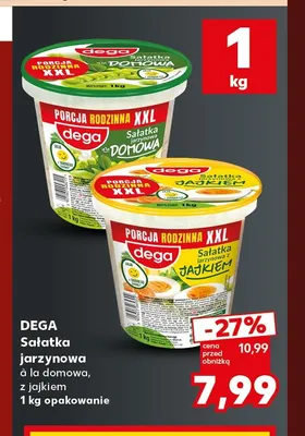 Sałatka jarzynowa à la domowa Dega promocja w Kaufland
