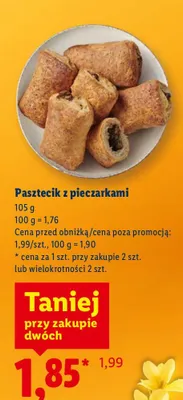 Pasztecik z pieczarkami promocja w Lidl
