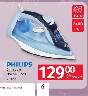 Żelazko Philips DST5030/20 promocja w Selgros