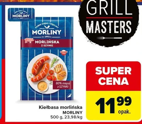 Kiełbasa morlińska Morliny promocja w Carrefour Market