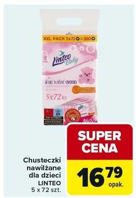 Chusteczki nawilżane dla dzieci promocja w Carrefour Market