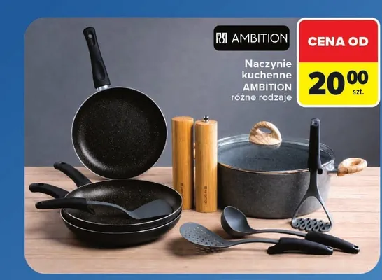 Naczynie kuchenne Ambition promocja w Carrefour