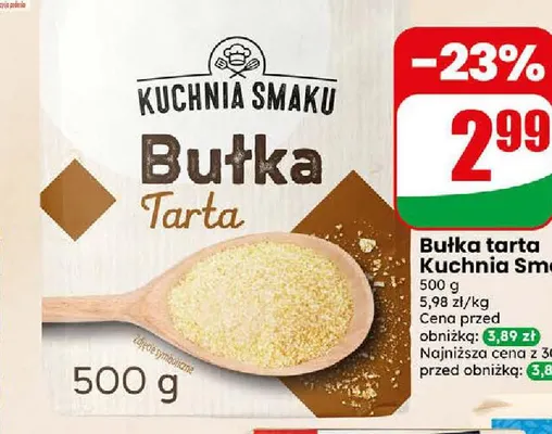 Bułka tarta Kuchnia Smaku promocja w Dino