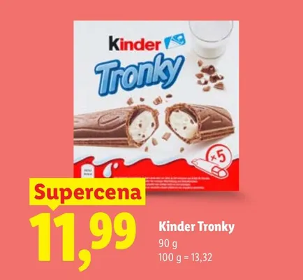 Kinder Tronky promocja w Lidl
