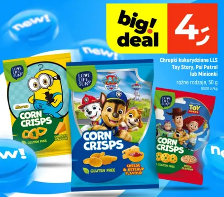 Chrupki kukurydziane LLS Psi Patrol promocja w Dealz