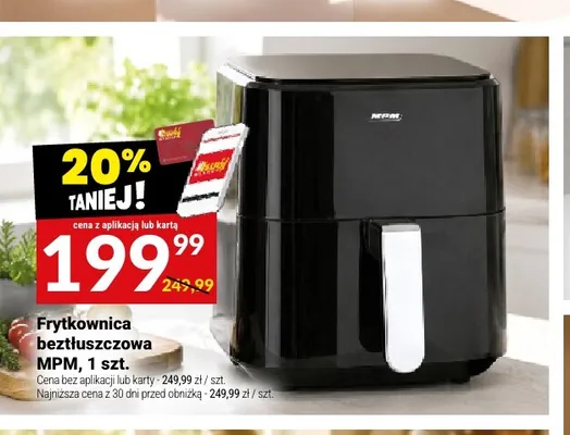 Frytkownica beztłuszczowa Mpm promocja w Twój Market