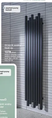 Grzejnik wodny Nodi Up biały 180x39 cm promocja w Castorama