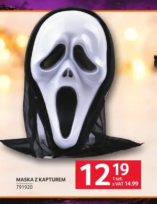 Maska z kapturem promocja w Selgros