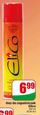 Gaz do zapalniczek Elico promocja w Dino