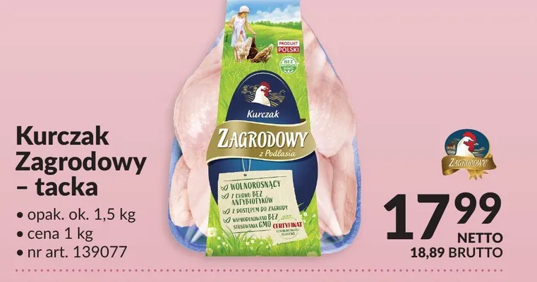 Kurczak Zagrodowy tacka promocja w Makro