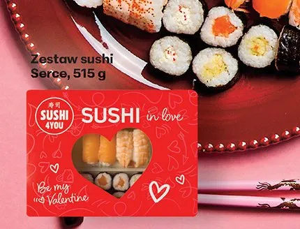 Zestaw sushi Serce promocja w Biedronka