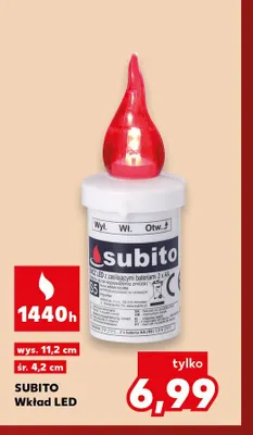 Wkład LED śr. 4,2 cm Subito promocja w Kaufland