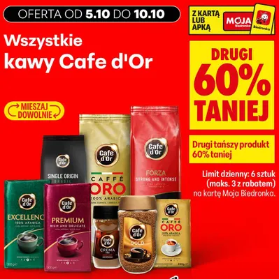 Kawa rozpuszczalna Crema Cafe d'Or promocja w Biedronka