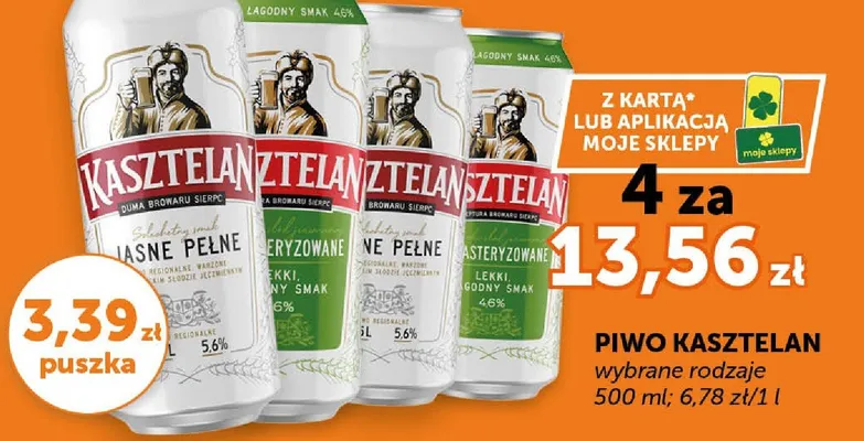 Piwo wybrane rodzaje promocja w Groszek