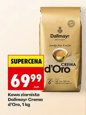 Kawa ziarnista Dallmayr Crema d'Oro promocja w Biedronka