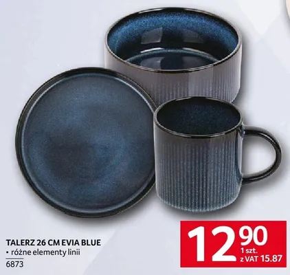 TALERZYK 26 CM EVIA BLUE promocja w Selgros