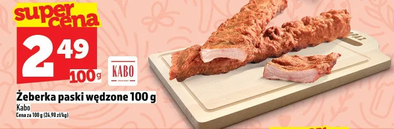 Żeberka paski wędzone promocja w TOPAZ