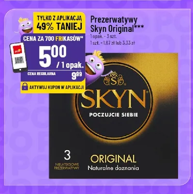 Prezerwatywy Skyn Original promocja w POLOmarket