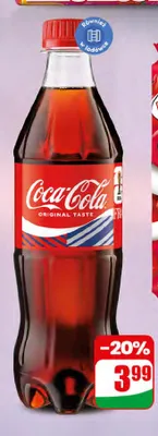 Napój gazowany Coca-Cola Original Taste promocja w Dino