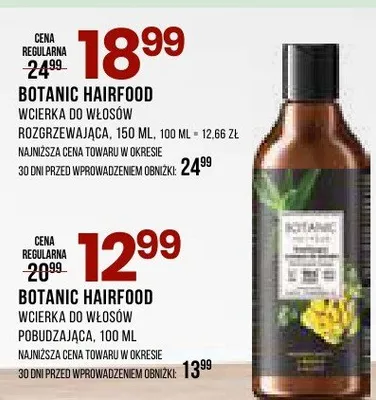 Wcierka do włosów promocja w Drogerie Natura
