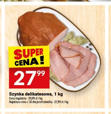 Szynka delikatesowa Białecki Wędzarnia promocja w Twój Market