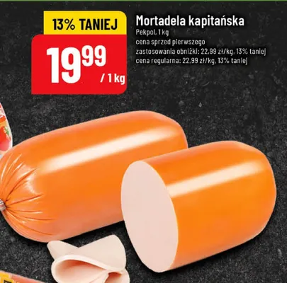 Mortadela kapitańska promocja w POLOmarket
