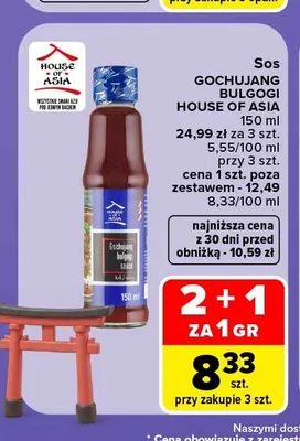 Sos Gochujang Bulgogi House of Asia promocja w Carrefour
