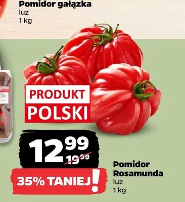 Pomidor Rosamunda luz promocja w Netto