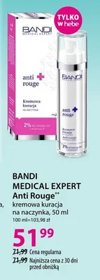 Kremowa kuracja do twarzy Bandi Medical Expert Anti Rouge na naczynka promocja w Hebe