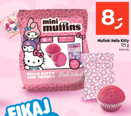 Mufinki Hello Kitty promocja w Dealz