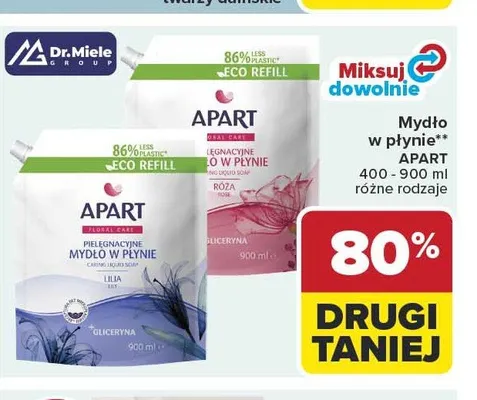 Mydło w płynie Apart Lilia promocja w Carrefour