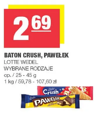 Baton Crush Pawełek promocja w SPAR