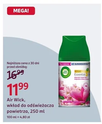 Wkład do odświeżacza powietrza promocja w Rossmann