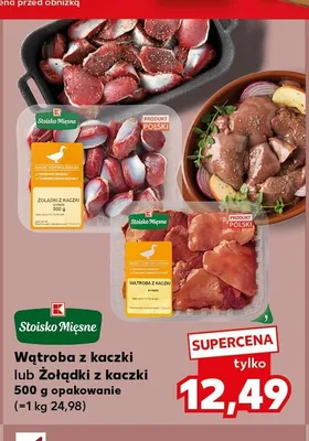 Żołądki z kaczki Stoisko Mięsne promocja w Kaufland