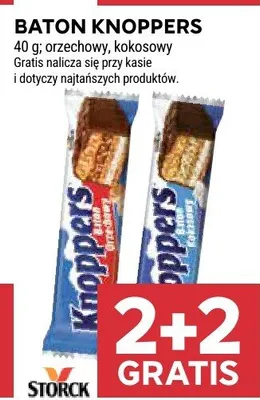 Baton Knoppers kokosowy promocja w Stokrotka