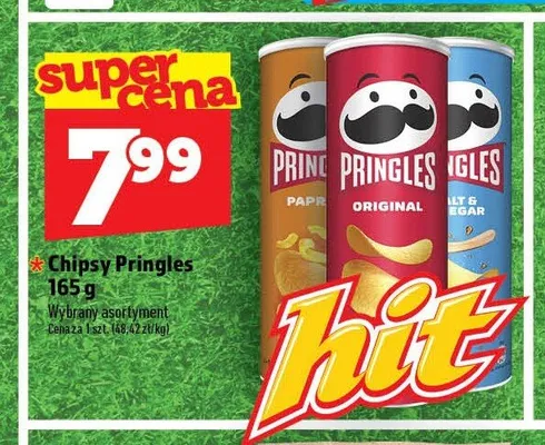 Chipsy Pringles Sour Cream & Onion promocja w TOPAZ