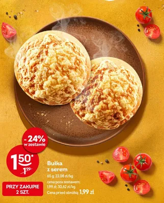 Bułka z serem promocja w Żabka