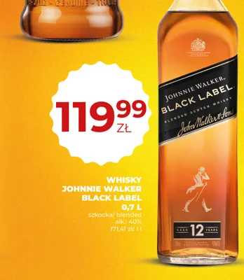 Whisky Johnnie Walker Black Label promocja w Duży Ben