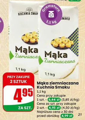 Mąka ziemniaczana promocja w Dino