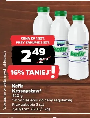 Kefir Krasnystaw promocja w Netto