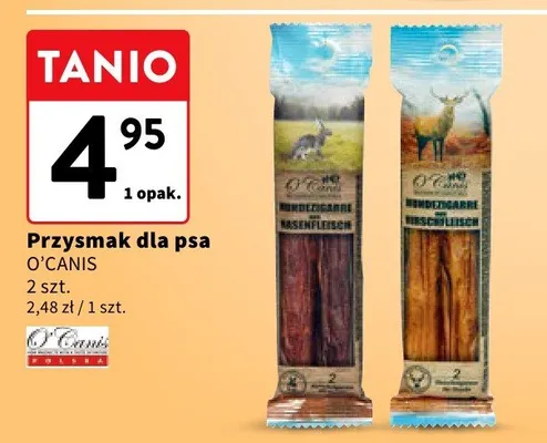 Przysmak dla psa O'Canis promocja w Intermarche