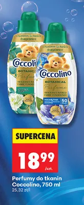 Perfumy do tkanin Coccolino Green Spa promocja w Biedronka
