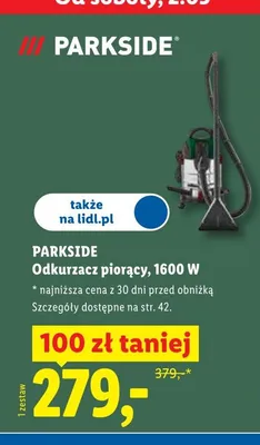 Odkurzacz pionowy, 1600 W promocja w Lidl