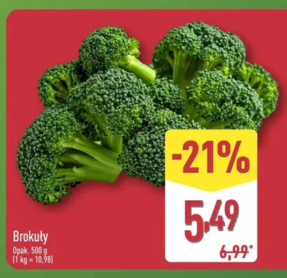 Brokuły promocja w Aldi