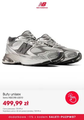 Buty unisex New Balance ABZORB U2010 promocja w New Balance